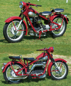 left and right side of dark red Nimbus